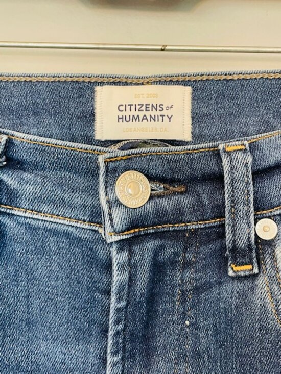 Citizens of Humanity Loli Wide Leg Jeans Baggy Soft Stretch Denim 23 XS/S - Picture 4 of 9